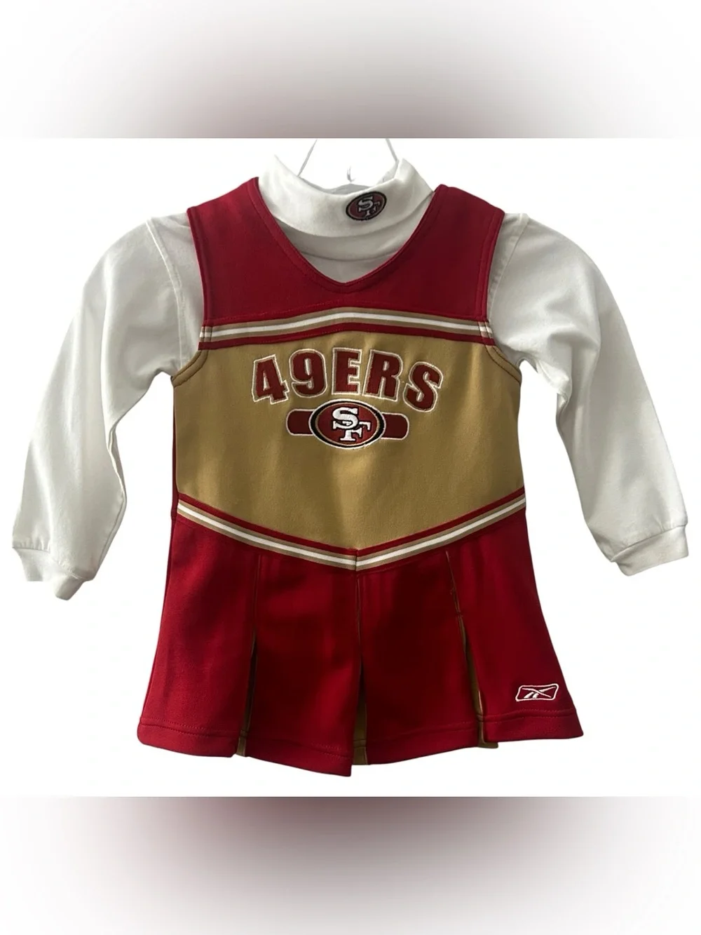 San Francisco 49ers Vintage Y2K Toddler Girls Sz 3T Cheerleader Outfit